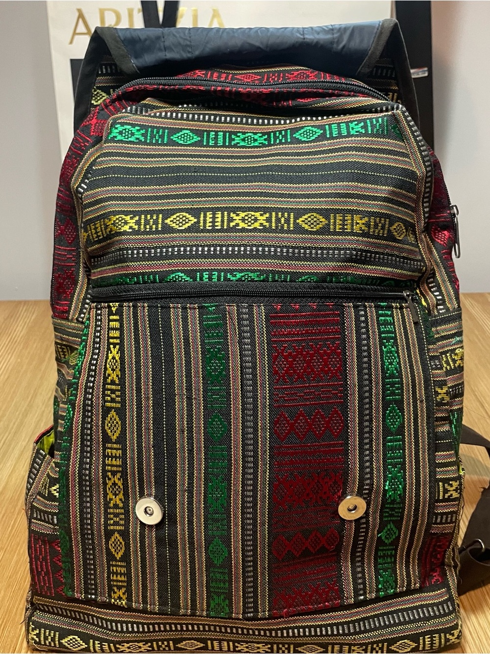 Dr. Martens Vintage Tapestry Boho Backpack - Canvas & Suede Trim - Picture 7 of 10